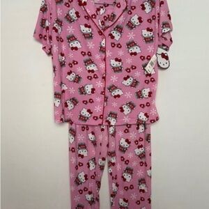 Hello Kitty Pink Pajama Set for Kids